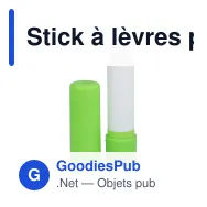 Stick à lèvres personnalisable en ABS recyclé avec logo - Classic Eco - Miniature 8