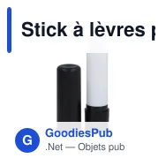 Stick à lèvres personnalisable en ABS recyclé avec logo - Classic Eco - Miniature 9