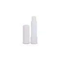 Variante Blanc - Stick à lèvres personnalisable en ABS recyclé avec logo - Classic Eco