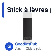 Stick à lèvres personnalisable en ABS finition givrée avec logo - Classic - Miniature 8