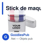 Stick de maquillage personnalisable pour supporter - Colornationavec logo - Miniature 6