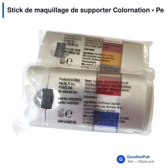 Stick de maquillage personnalisable pour supporter - Colornationavec logo - Image 7