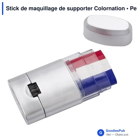 Stick de maquillage personnalisable pour supporter - Colornationavec logo - Image 10