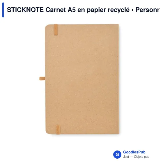 STICKNOTE Carnet A5 en papier recyclé - Image 2
