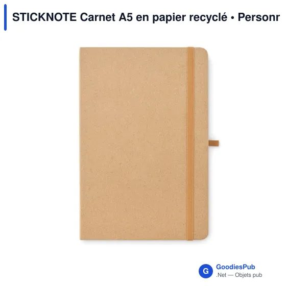 STICKNOTE Carnet A5 en papier recyclé - Image 3