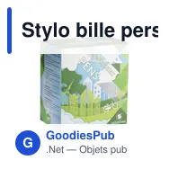 Stylo bille personnalisable en plastique recyclé avec logo - Stilolinea Baron 03 - Miniature 6