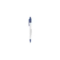 Variante blanc - Stylo bille personnalisable en plastique recyclé avec logo - Stilolinea Baron 03