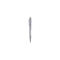 Variante gris - Stylo bille personnalisable en plastique recyclé avec logo - Stilolinea Baron 03