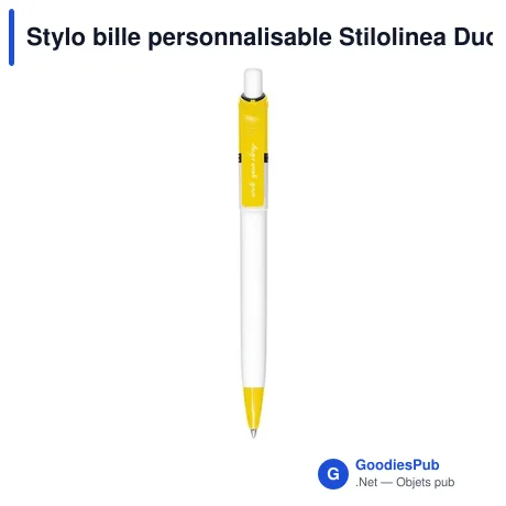 Stylo bille personnalisable Stilolinea Ducal Color avec logo