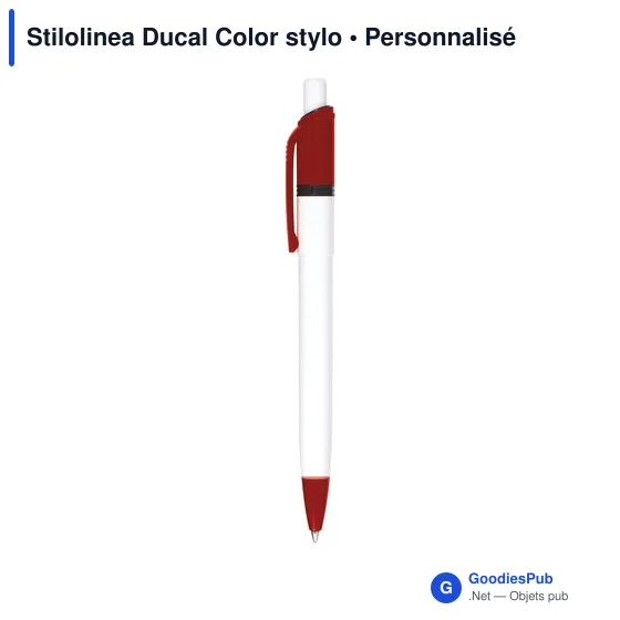 Stylo bille personnalisable Stilolinea Ducal Color avec logo - Image 11