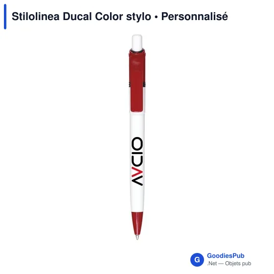 Stylo bille personnalisable Stilolinea Ducal Color avec logo - Image 12