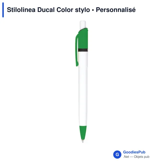 Stylo bille personnalisable Stilolinea Ducal Color avec logo - Image 5