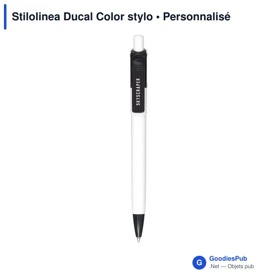 Stylo bille personnalisable Stilolinea Ducal Color avec logo - Image 7