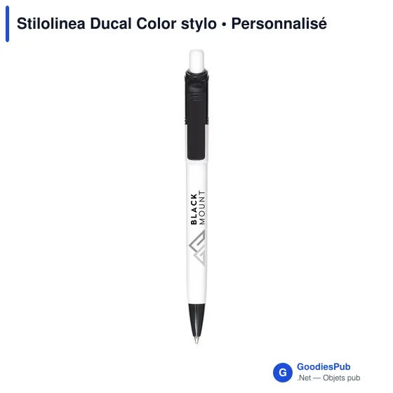 Stylo bille personnalisable Stilolinea Ducal Color avec logo - Image 9