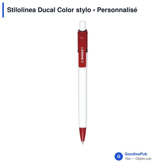 Stylo bille personnalisable Stilolinea Ducal Color avec logo - Image 10