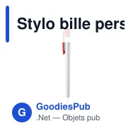 Stylo bille personnalisable en PLA Ingeo avec logo - Stilolinea - Miniature 10