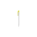 Variante jaune - Stylo bille personnalisable en PLA Ingeo avec logo - Stilolinea