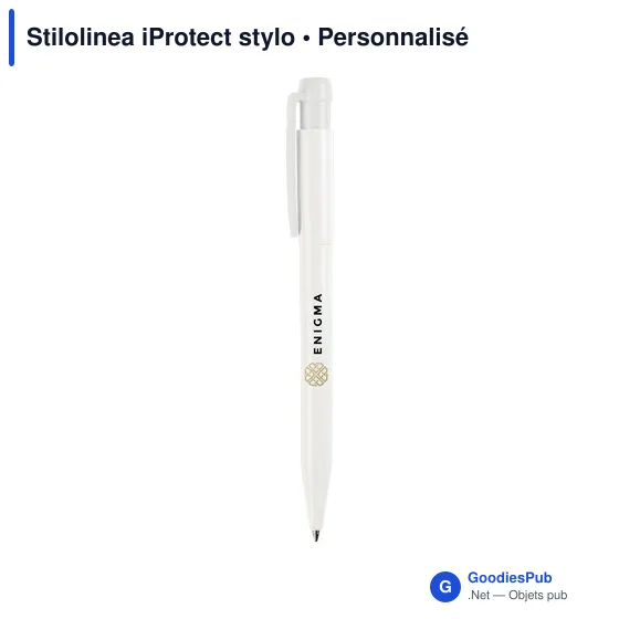 Stylo à bille personnalisable Stilolinea iProtect avec logo - Image 2