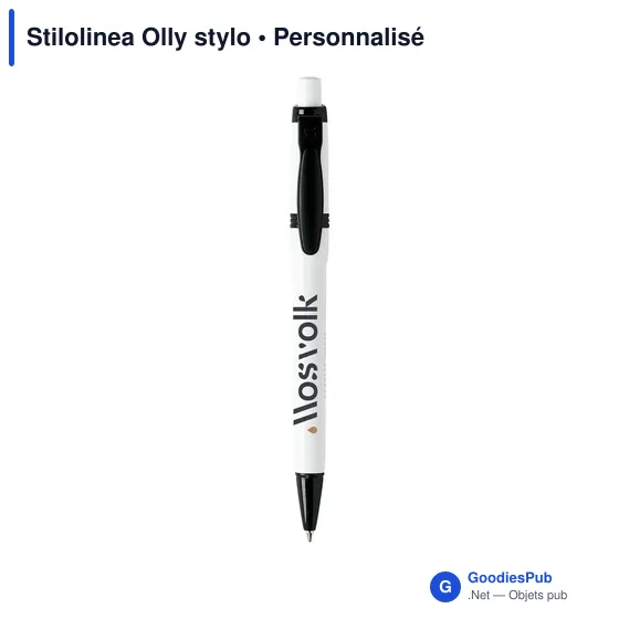 Stylo bille personnalisable Stilolinea Olly avec logo - Image 2