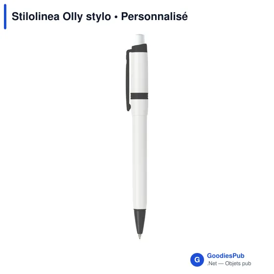 Stylo bille personnalisable Stilolinea Olly avec logo - Image 3