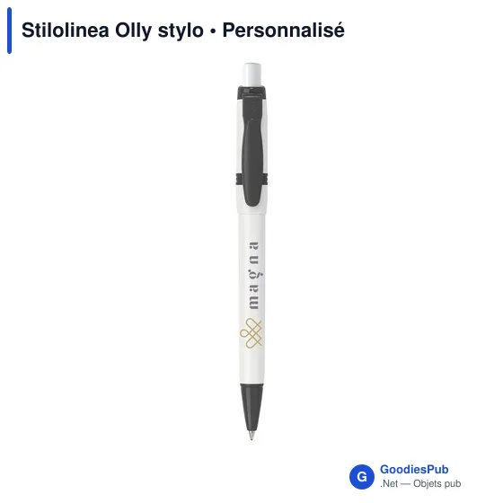 Stylo bille personnalisable Stilolinea Olly avec logo - Image 4
