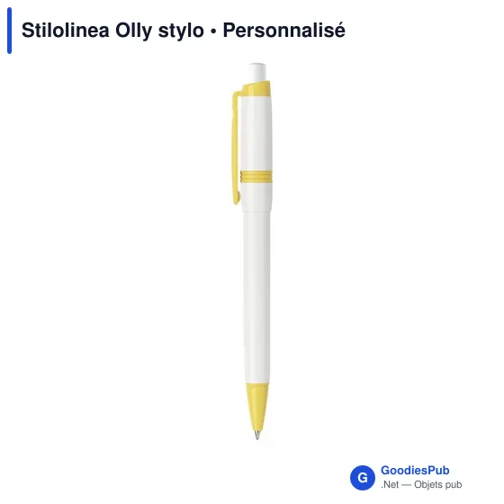 Stylo bille personnalisable Stilolinea Olly avec logo - Image 5