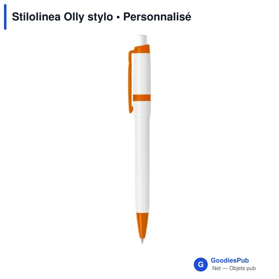 Stylo bille personnalisable Stilolinea Olly avec logo - Image 9