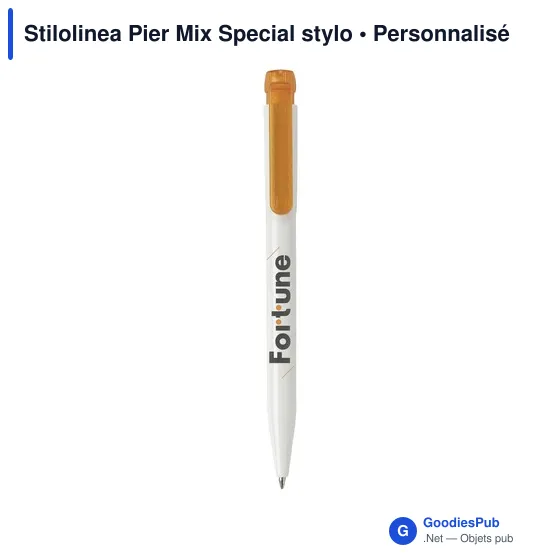 Stylo bille personnalisable Stilolinea Pier Mix Special avec logo - Image 4