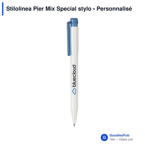 Stylo bille personnalisable Stilolinea Pier Mix Special avec logo - Image 5