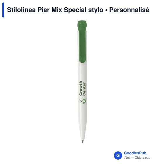 Stylo bille personnalisable Stilolinea Pier Mix Special avec logo - Image 8