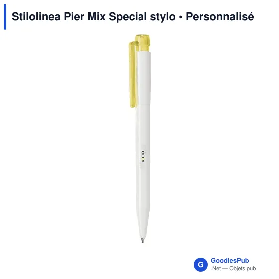 Stylo bille personnalisable Stilolinea Pier Mix Special avec logo - Image 9