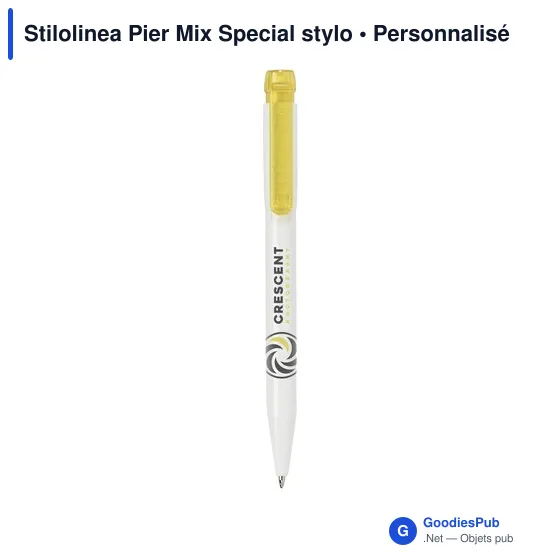 Stylo bille personnalisable Stilolinea Pier Mix Special avec logo - Image 10