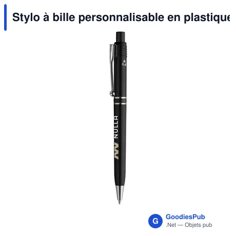 Stylo à bille personnalisable en plastique recyclé avec logo - Stilolinea Raja Chrome