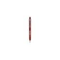 Variante rouge - Stylo bille personnalisable Stilolinea Raja Chrome avec logo