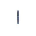 Variante bleu foncé - Stylo bille personnalisable Stilolinea Raja Chrome avec logo
