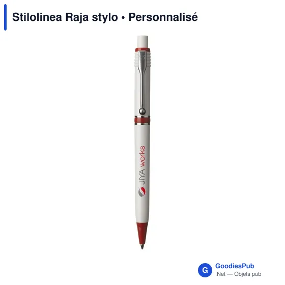 Stylo bille personnalisable Stilolinea Raja avec logo - Image 2