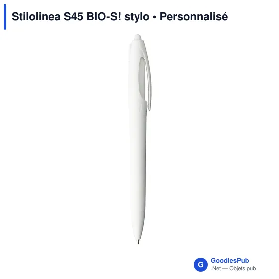 Stylo bille personnalisable Stilolinea S45 BIO-S! avec logo - Image 2