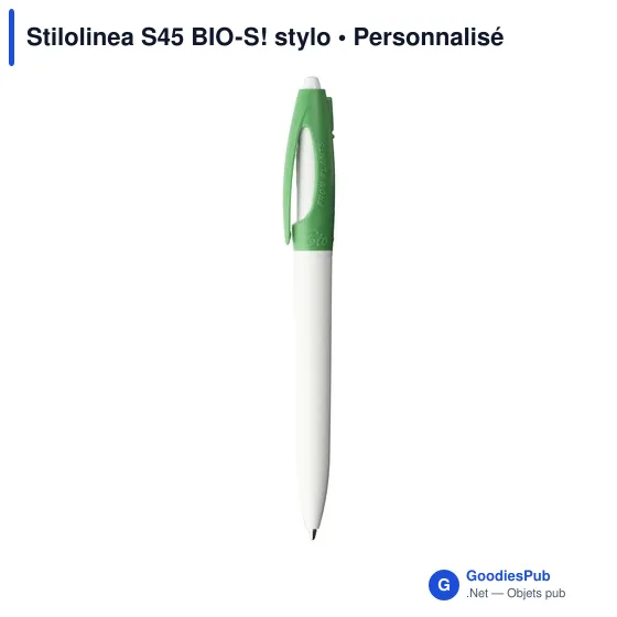 Stylo bille personnalisable Stilolinea S45 BIO-S! avec logo - Image 11