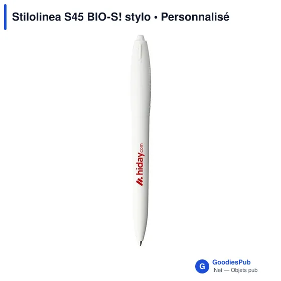 Stylo bille personnalisable Stilolinea S45 BIO-S! avec logo - Image 3