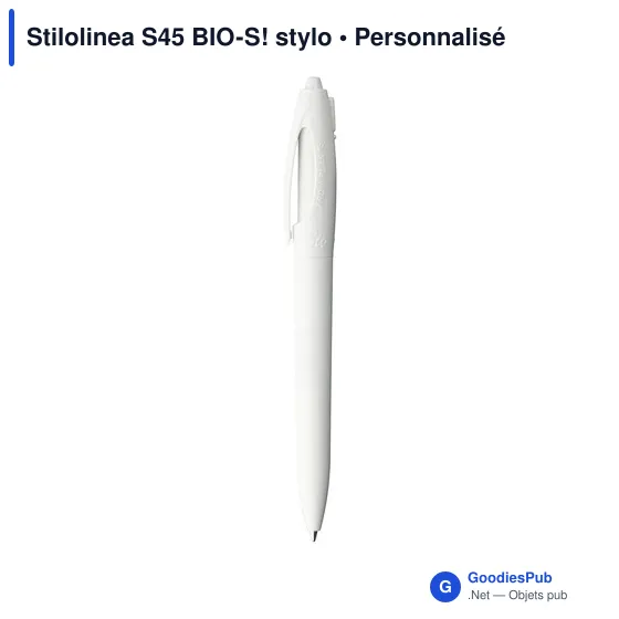 Stylo bille personnalisable Stilolinea S45 BIO-S! avec logo - Image 5