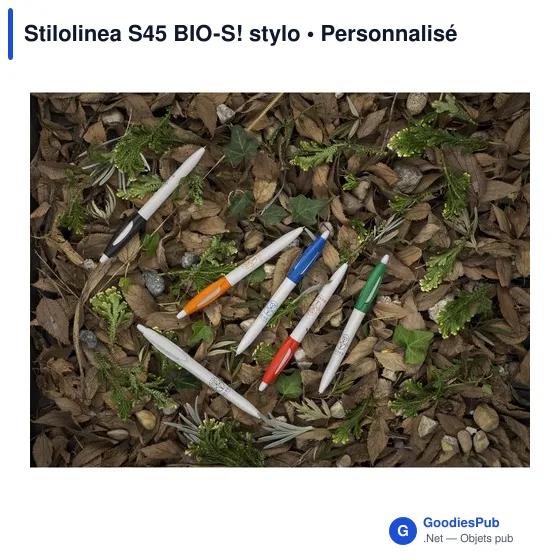 Stylo bille personnalisable Stilolinea S45 BIO-S! avec logo - Image 9