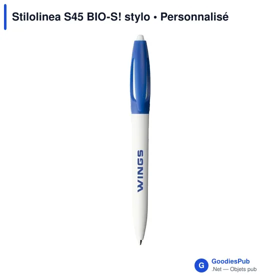 Stylo bille personnalisable Stilolinea S45 BIO-S! avec logo - Image 10