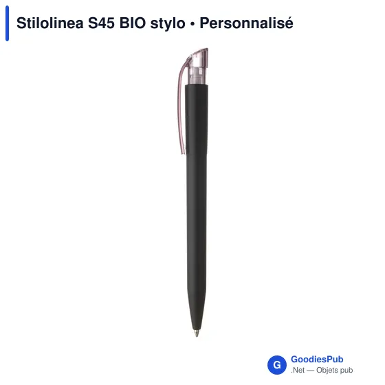 Stylo bille personnalisable Stilolinea S45 BIO avec logo - Image 2