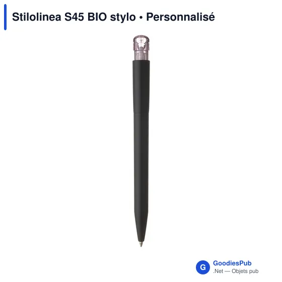 Stylo bille personnalisable Stilolinea S45 BIO avec logo - Image 3
