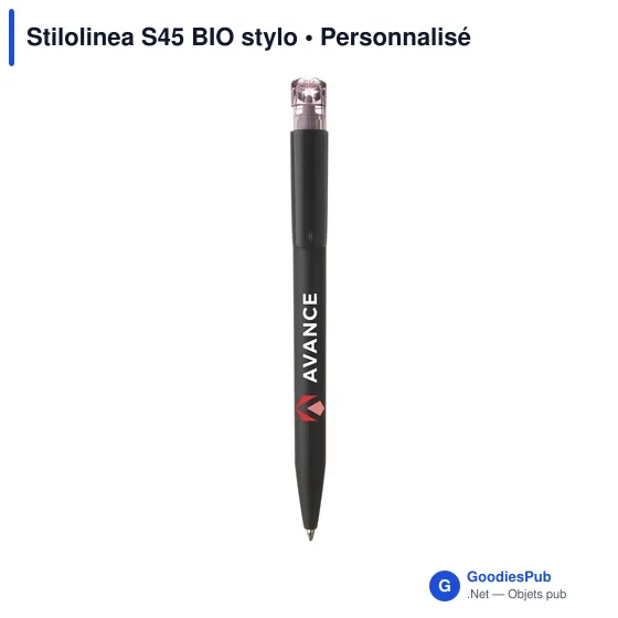 Stylo bille personnalisable Stilolinea S45 BIO avec logo - Image 4