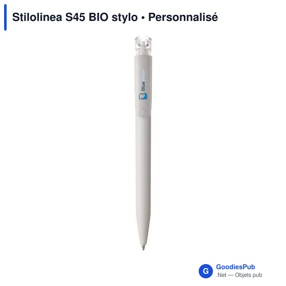 Stylo bille personnalisable Stilolinea S45 BIO avec logo - Image 5