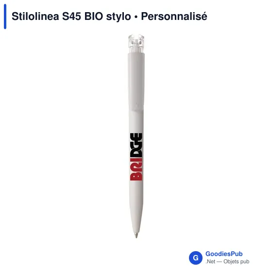 Stylo bille personnalisable Stilolinea S45 BIO avec logo - Image 6