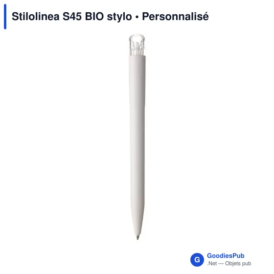 Stylo bille personnalisable Stilolinea S45 BIO avec logo - Image 7