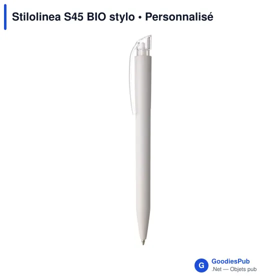 Stylo bille personnalisable Stilolinea S45 BIO avec logo - Image 8
