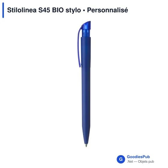 Stylo bille personnalisable Stilolinea S45 BIO avec logo - Image 10